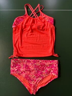 Gerry Weber Coral-Pink Floral Trim Swim Bottoms
